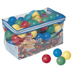 PELOTAS PLÁSTICAS, 100 PIEZAS, VARIOS COLORES