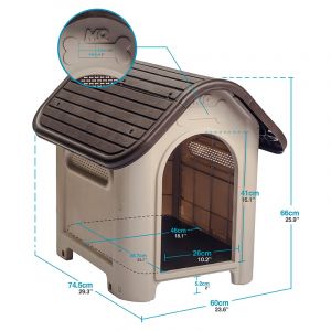 CASA PARA MASCOTAS 66X60X75