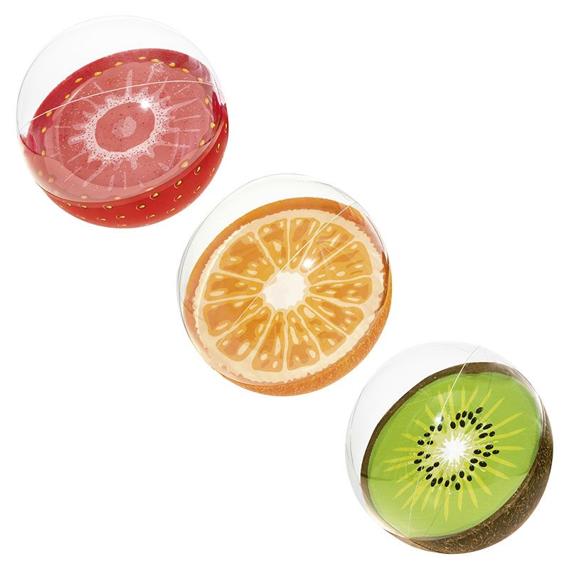 PELOTA PLAYA FRUTAS 46CM
