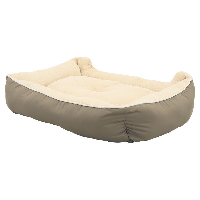 CAMA PARA MASCOTA 84X66X19CM POLIESTER BEIGE