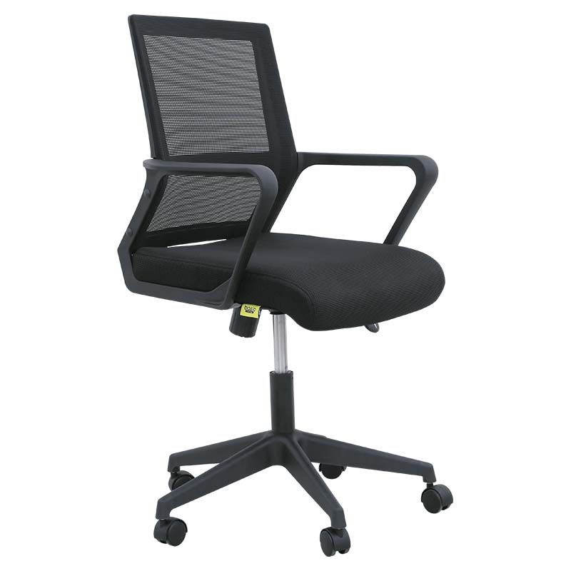 SILLA DE OFICINA TELA Y MALLA 59X58X93CM CAPACIDAD 330LB,