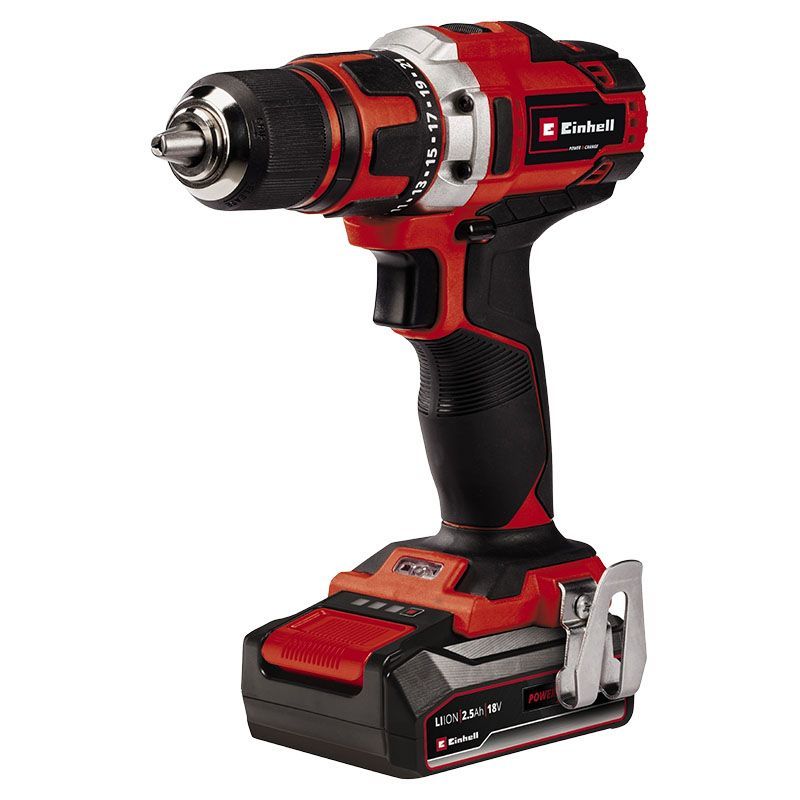 KIT TALADRO ATORNILLADOR 18V PXC + BAT 2.5AH + 69 ACCESORIOS