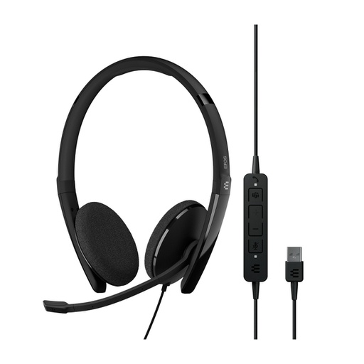 [1000901] ADAPT SC160T USB II EPOS HEADSET BINAURAL USB CERTIFICADO PARA SKYPE FOR BUSINESS