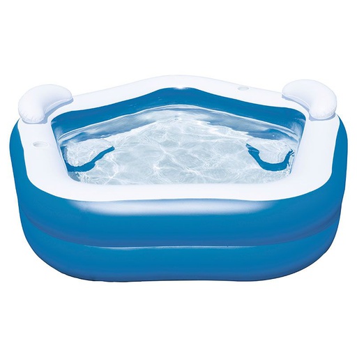 [675012] PISCINA INFLABLE PENTAGONAL, 213X206X69CM, AZUL