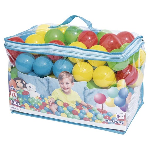 [678017] PELOTAS PLÁSTICAS, 100 PIEZAS, VARIOS COLORES