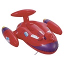 FLOTADOR NAVE ESPACIAL, 109X89CM, ROJA