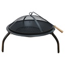 CALENTADOR TIPO FOGON DE LEÑA PARA EXTERIOR 56X56X39 X56X39 CM