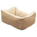 CAMA PARA MASCOTA 44X34X15 CM POLIESTER BEIGE