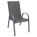 SILLA TEXLINE GRIS 68X54X93CM
