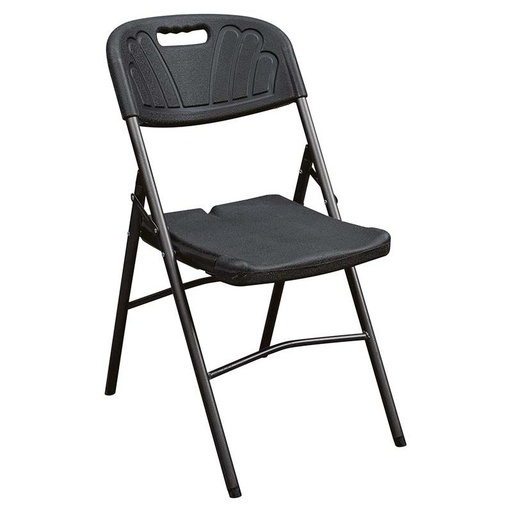 [638054] SILLA PLEGABLES NEGRA 54X43X80CM