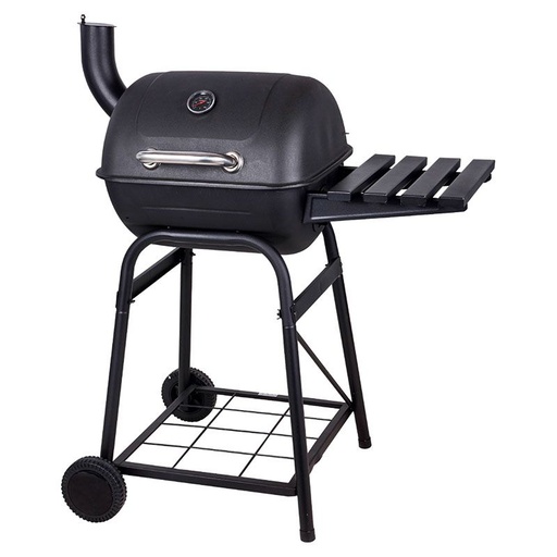 [644027] CHURRASQUERA DE CARBON CON RUEDAS 108X57X90CM CON 2 RUEDAS