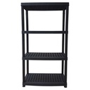 ESTANTE PLASTICO 4 NIVELES 142X80X40 441LBS