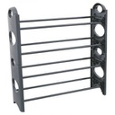 ZAPATERA DE PISO NEGRA 12 PARES