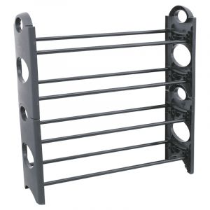 [952005] ZAPATERA DE PISO NEGRA 12 PARES