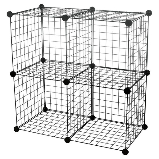 [957012] ORGANIZADOR 4 ESPACIOS METALICO, 73X73X36.5CM
