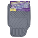 ALFOMBRA CAUCHO 4 PIEZAS GRIS